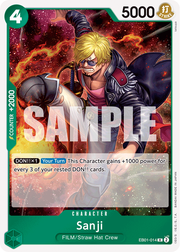 Sanji EB01-014 – Extra Booster: Memorial Collection