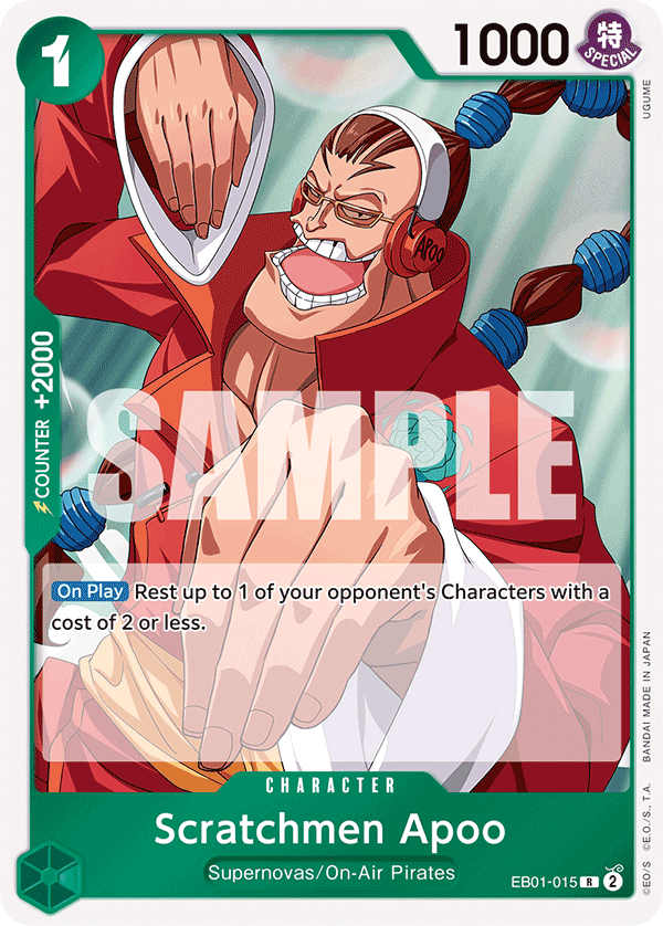 Scratchmen Apoo EB01-015 – Extra Booster: Memorial Collection