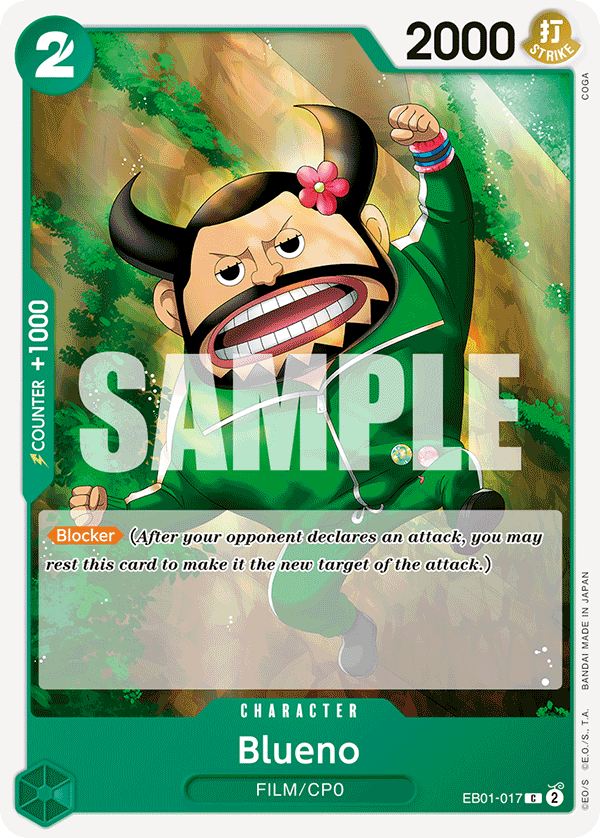 Blueno EB01-017 – Extra Booster: Memorial Collection