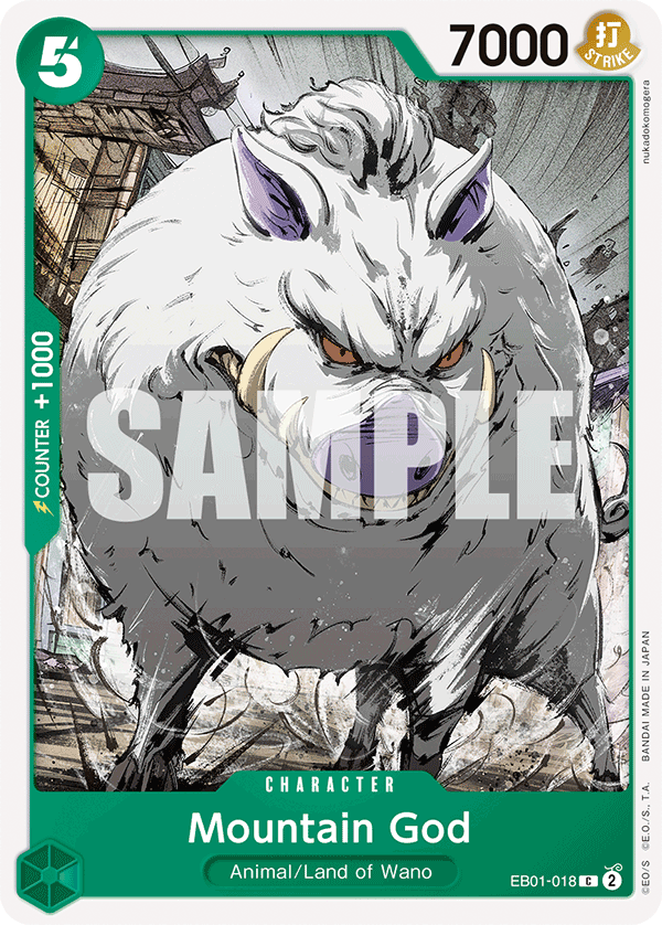 Mountain God EB01-018 – Extra Booster: Memorial Collection