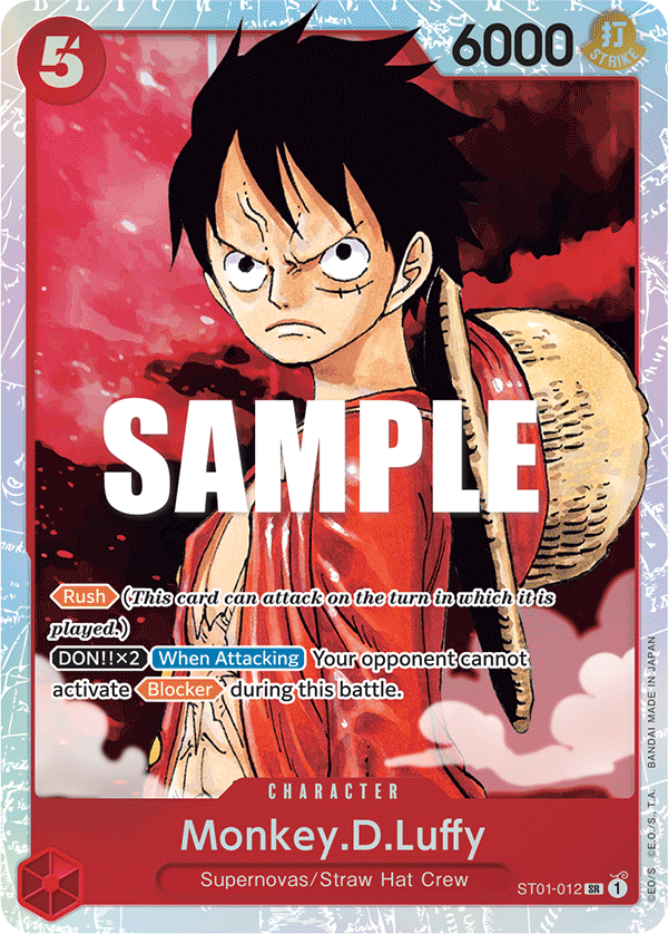 Monkey.D.Luffy ST01-012 – Super Pre-Release Starter Deck 1: Straw Hat Crew