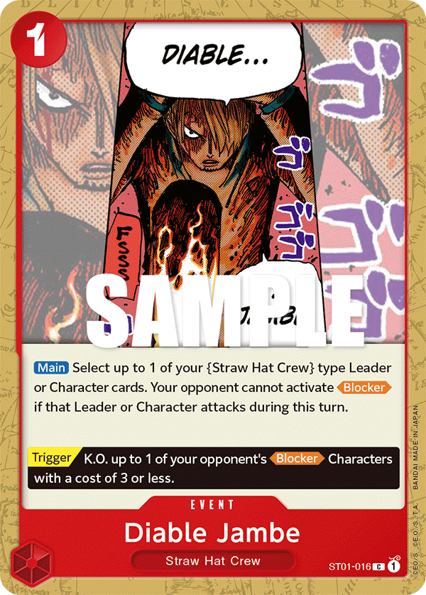 Diable Jambe ST01-016 – Revision Pack Cards