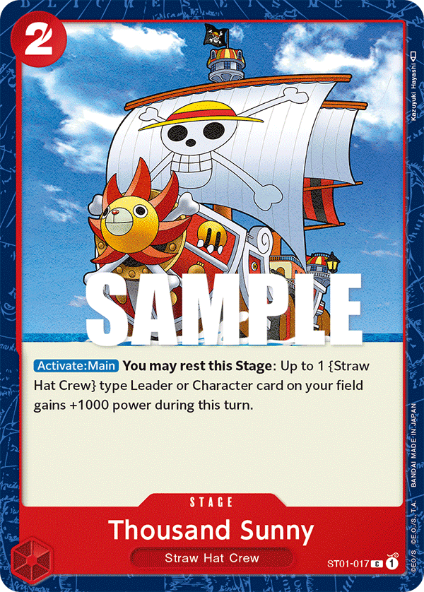 Thousand Sunny ST01-017 – Revision Pack Cards