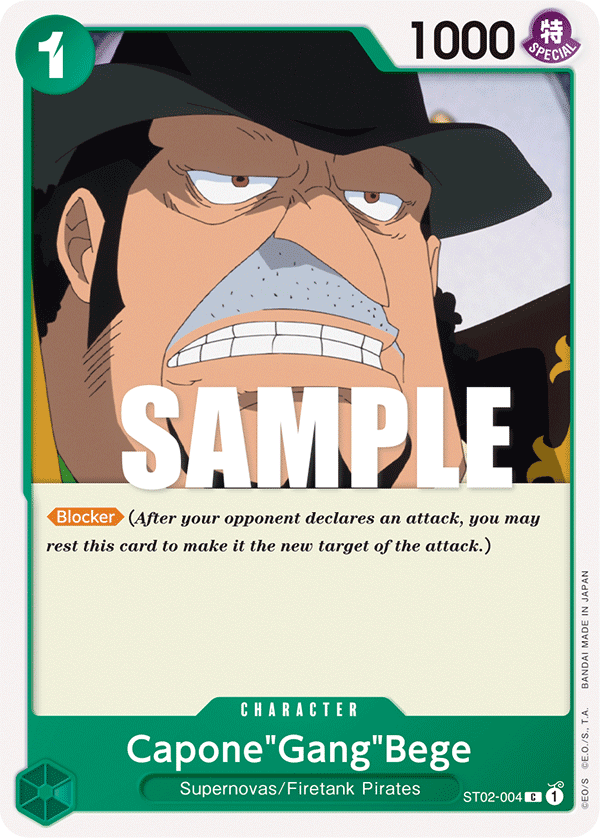 Capone"Gang"Bege ST02-004 – Starter Deck 2: Worst Generation