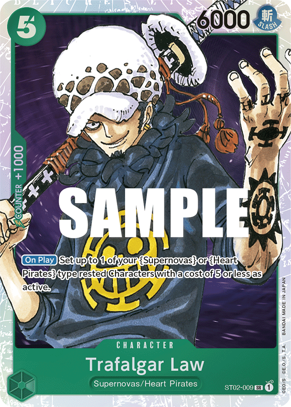 Trafalgar Law ST02-009 – Revision Pack Cards