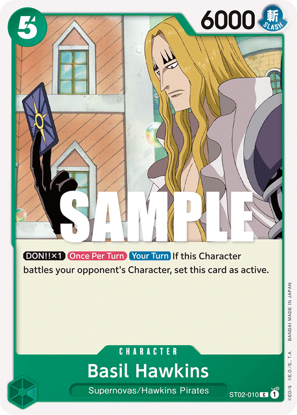 Basil Hawkins ST02-010 – Starter Deck 2: Worst Generation