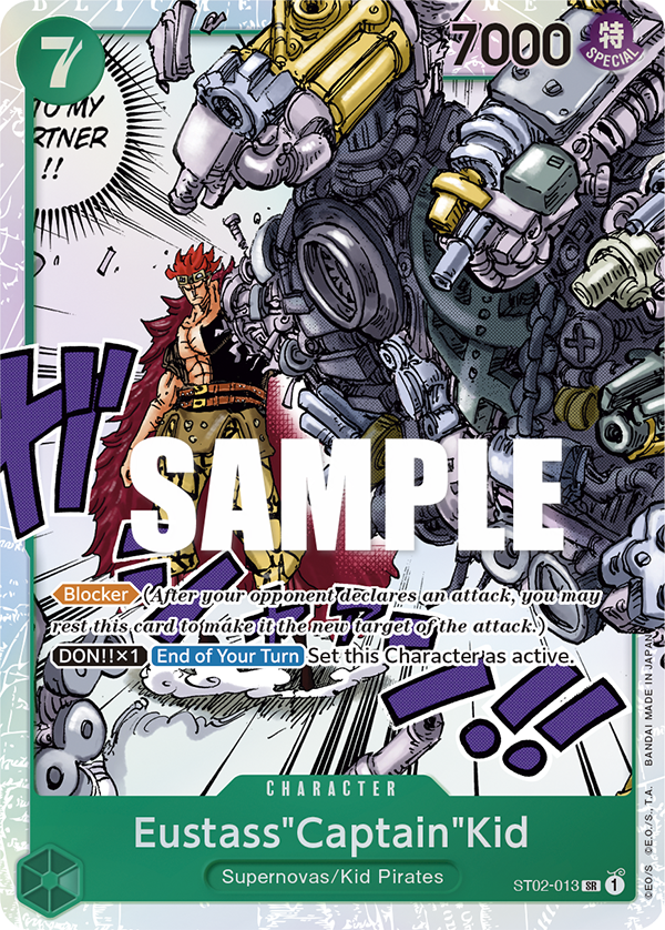 Eustass"Captain"Kid ST02-013 – Starter Deck 2: Worst Generation