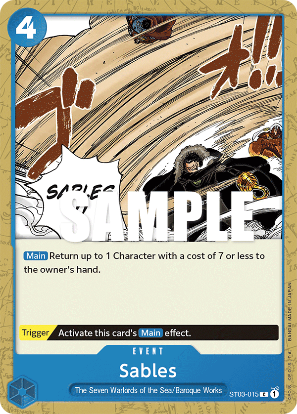Sables ST03-015 – Revision Pack Cards
