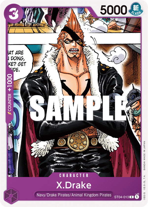 X.Drake ST04-013 – Super Pre-Release Starter Deck 4: Animal Kingdom Pirates