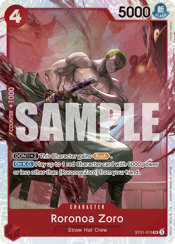 Roronoa Zoro ST21-015 – Starter Deck EX: Gear 5