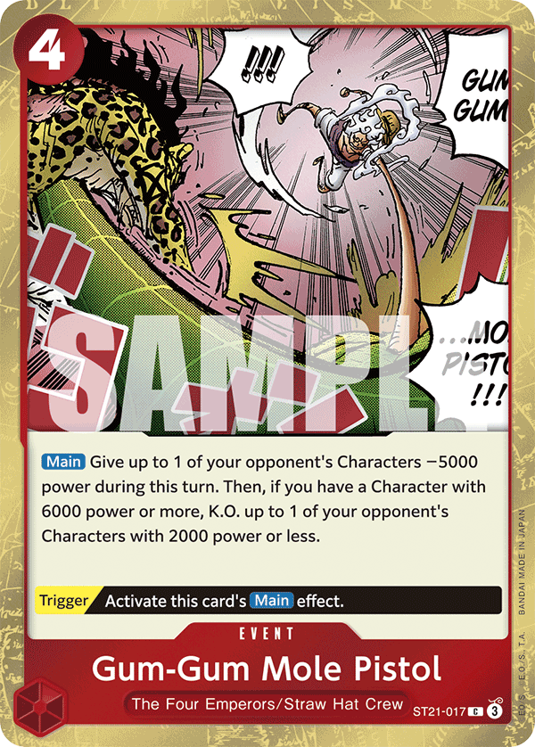 Gum-Gum Mole Pistol ST21-017 – Starter Deck EX: Gear 5