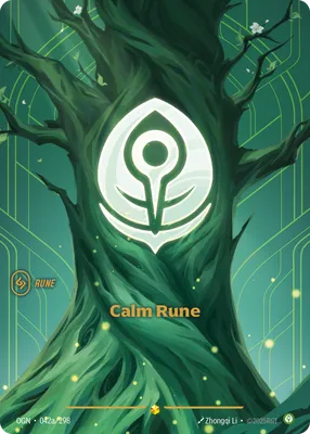 Calm Rune (Alternate Art)