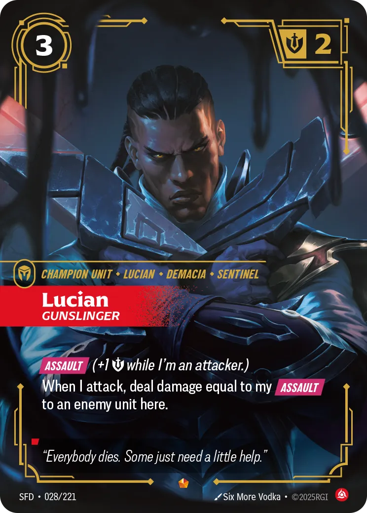 Lucian - Gunslinger SFD-028 – Spiritforged