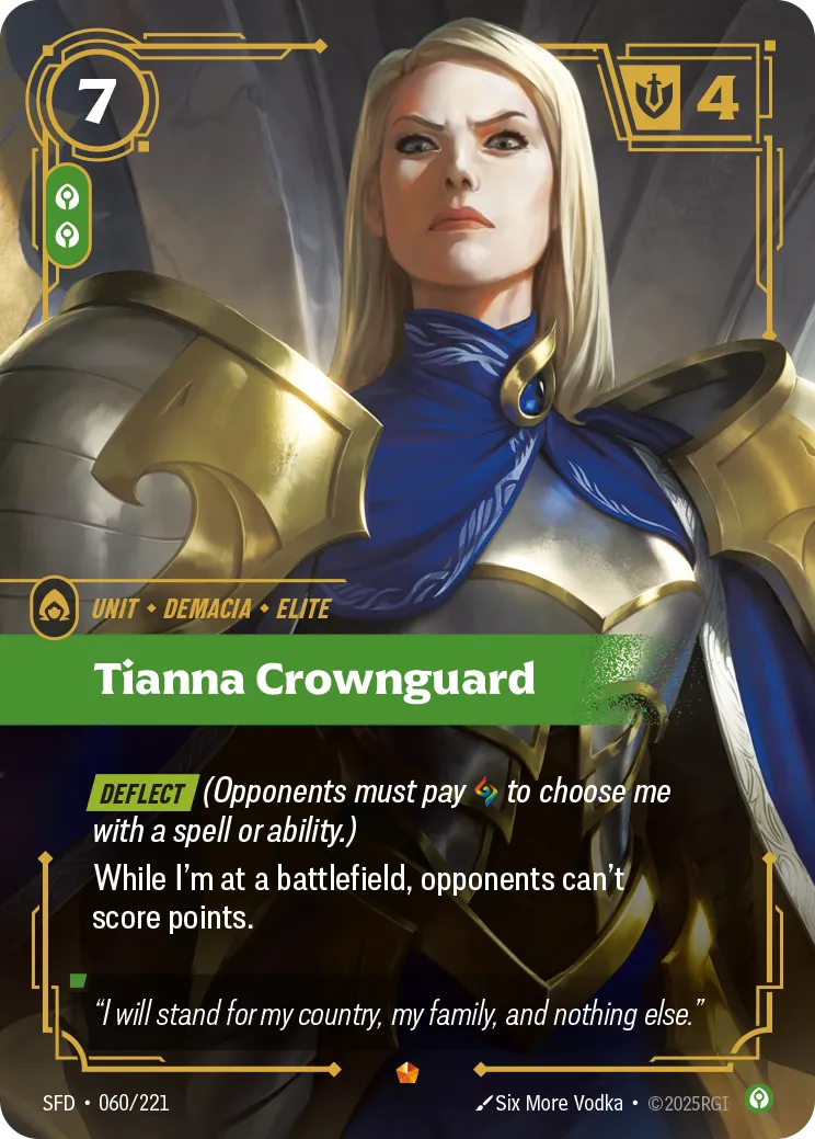 Tianna Crownguard SFD-060 – Spiritforged