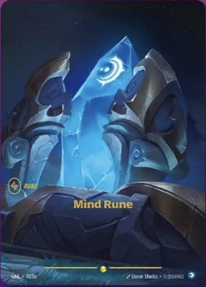 Mind Rune (Alternate Art) UNL-R03a – Unleashed