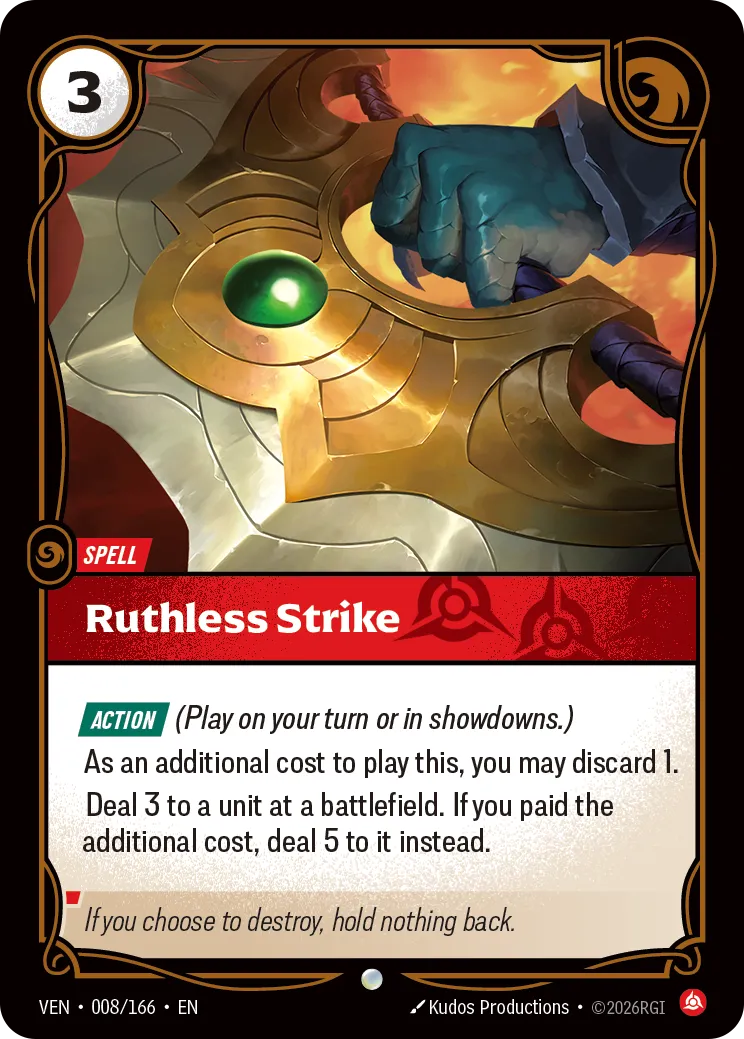 Ruthless Strike VEN-008 – Vendetta
