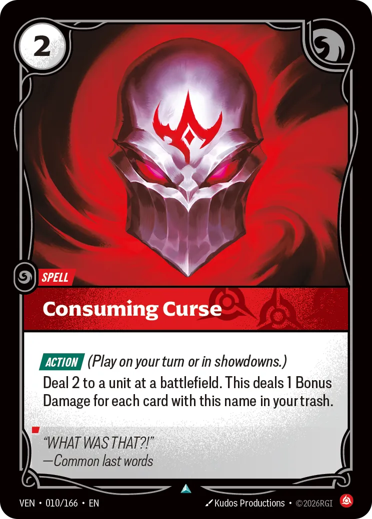 Consuming Curse VEN-010 – Vendetta
