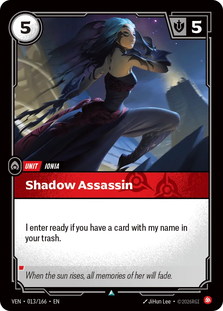 Shadow Assassin VEN-013 – Vendetta