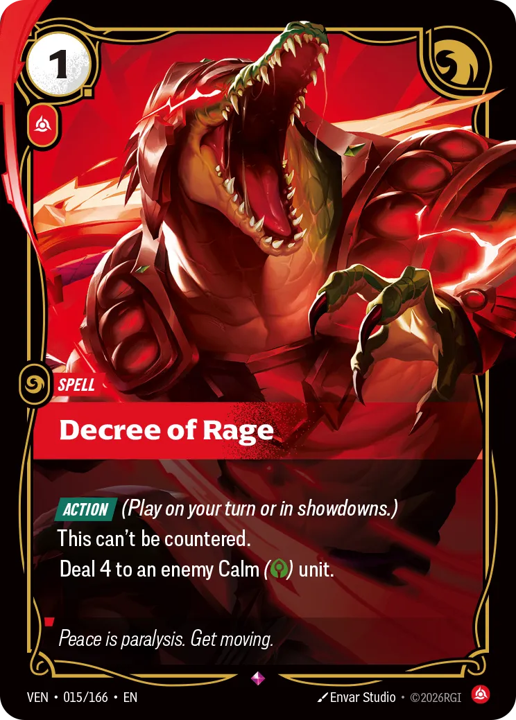Decree of Rage VEN-015 – Vendetta