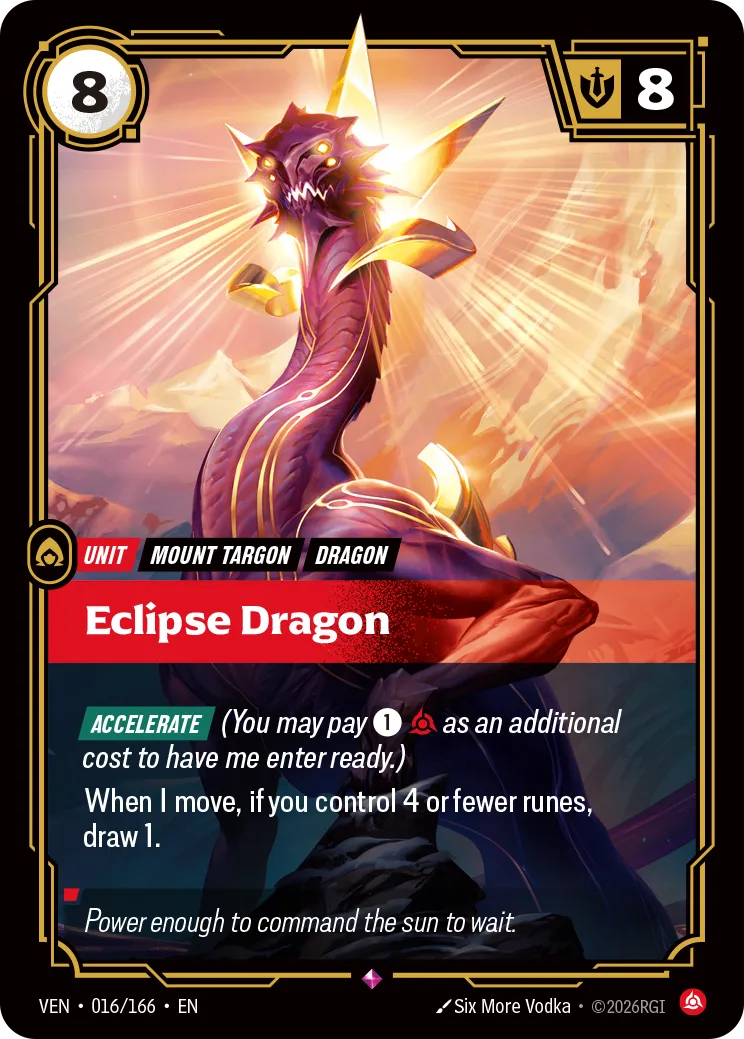 Eclipse Dragon VEN-016 – Vendetta