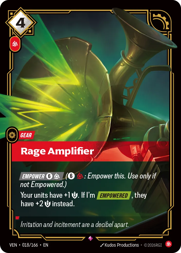 Rage Amplifier VEN-018 – Vendetta