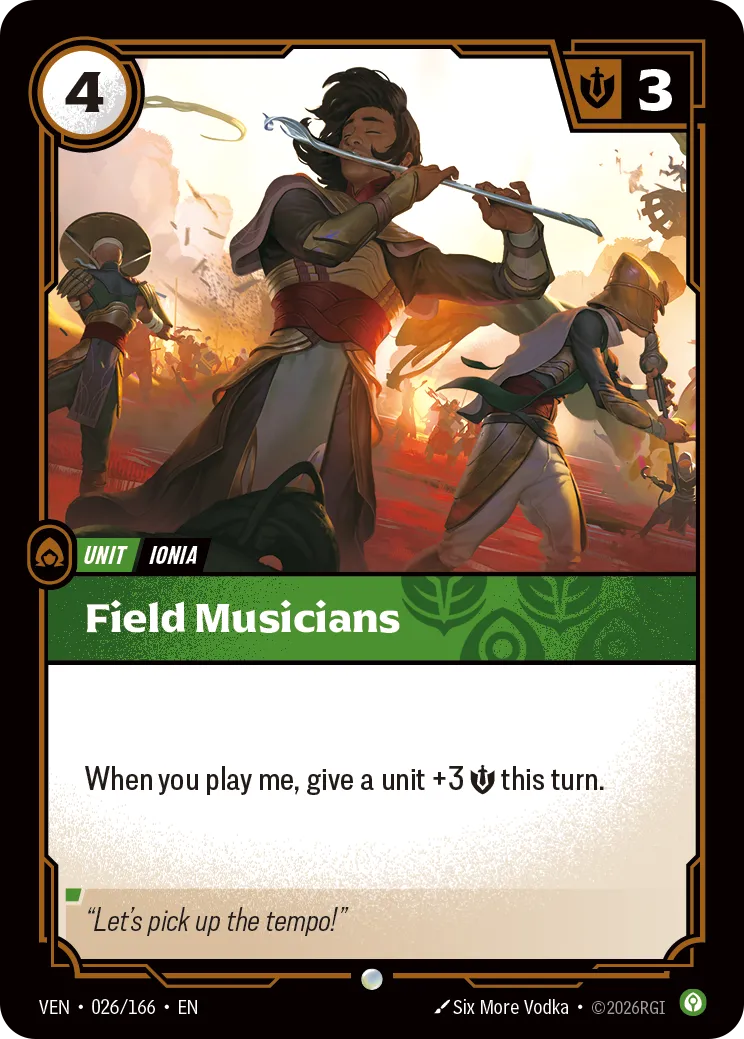 Field Musicians VEN-026 – Vendetta