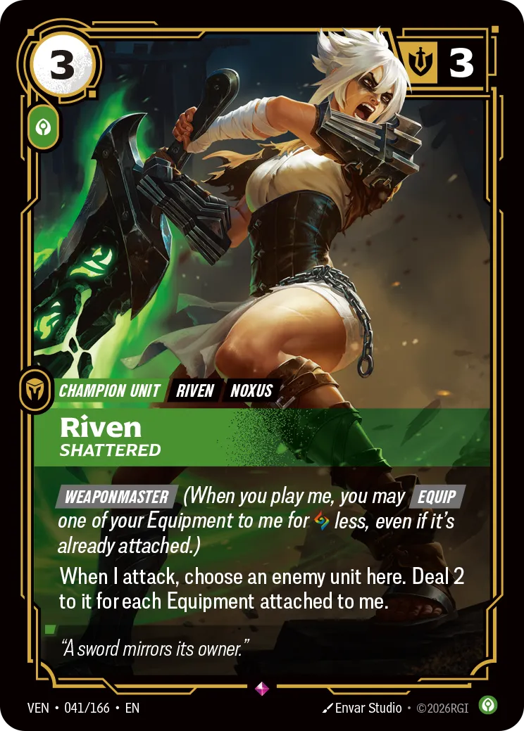 Riven - Shattered VEN-041 – Vendetta