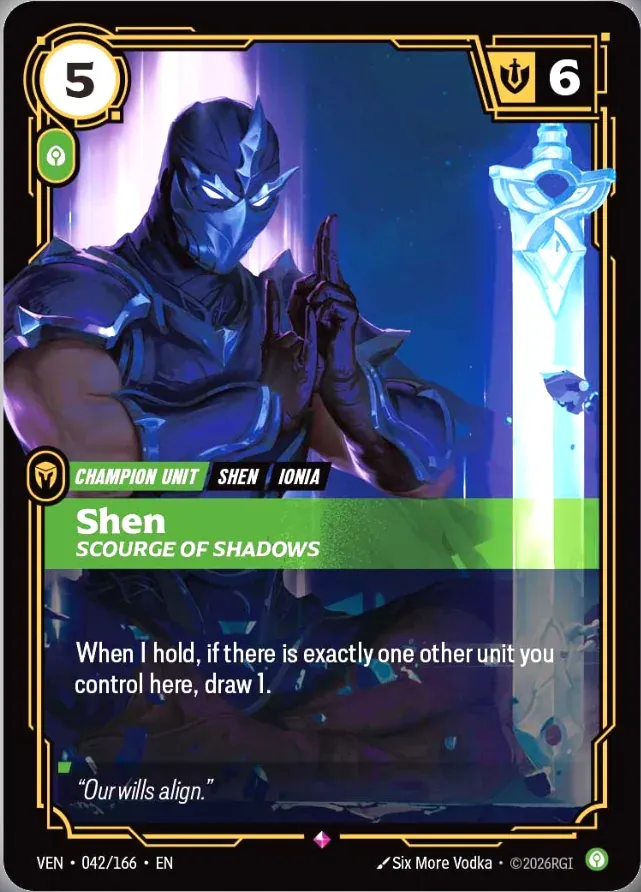 Shen - Scourge of Shadows VEN-042 – Vendetta