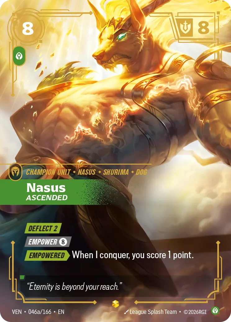 Nasus - Ascended (Alternate Art) VEN-046a – Vendetta