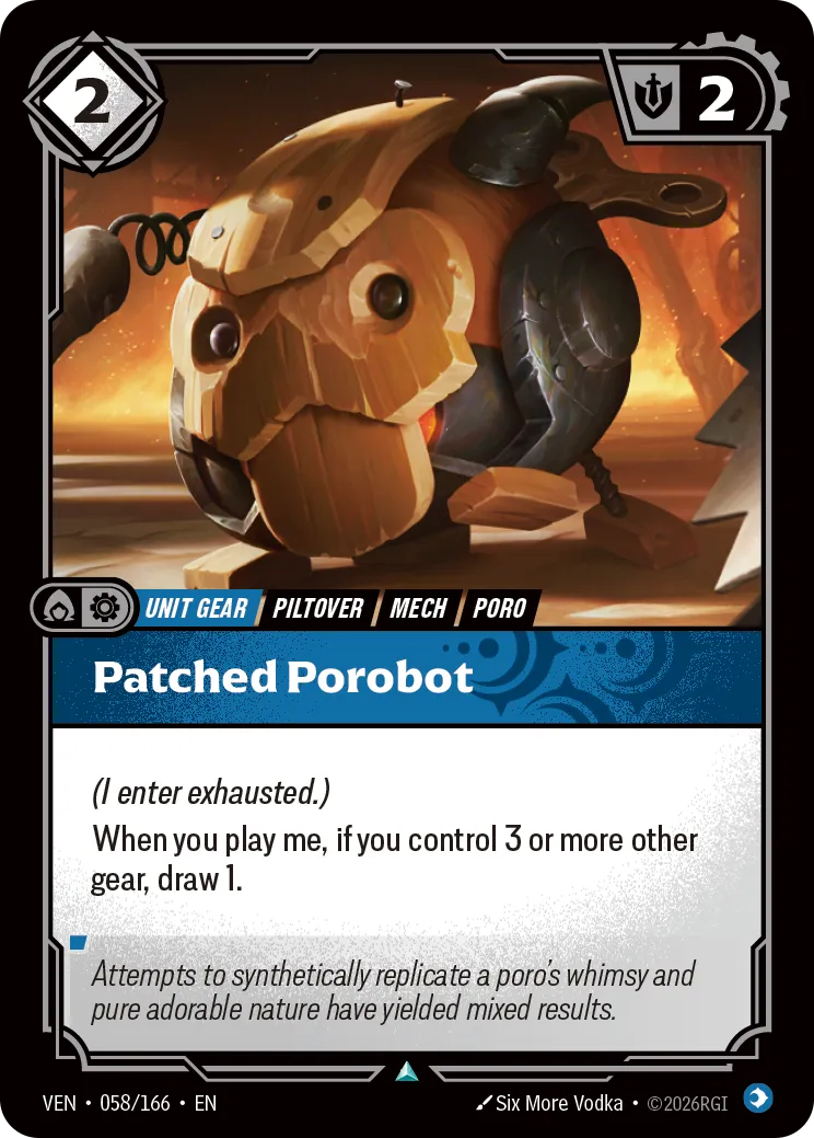 Patched Porobot VEN-058 – Vendetta