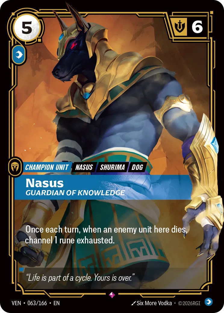 Nasus - Guardian of Knowledge VEN-063 – Vendetta