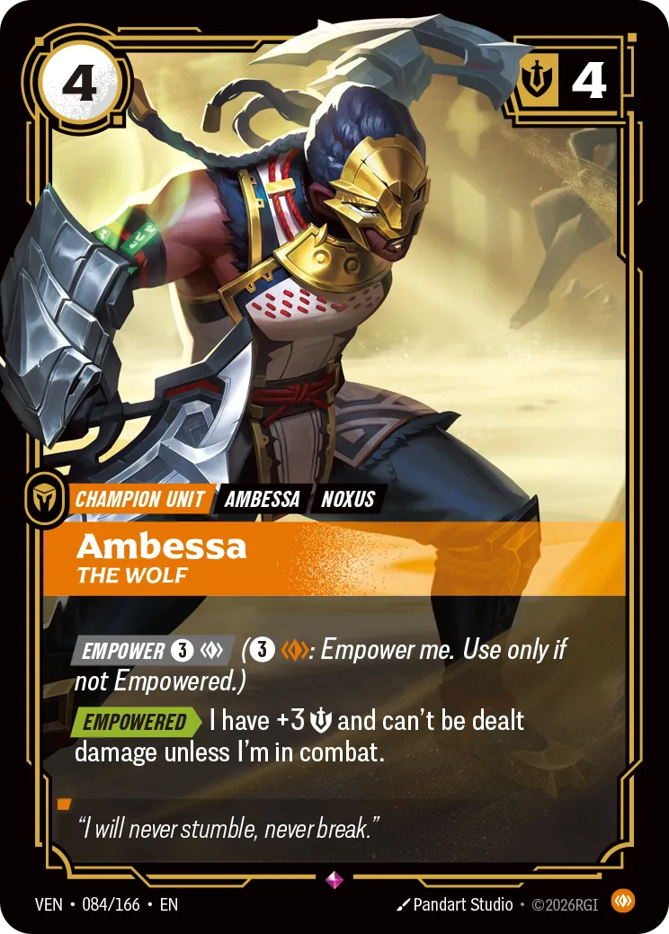 Ambessa - The Wolf VEN-084 – Vendetta
