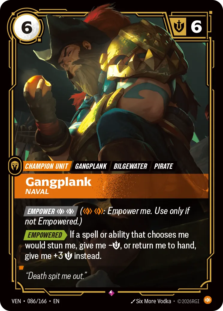 Gangplank - Naval VEN-086 – Vendetta