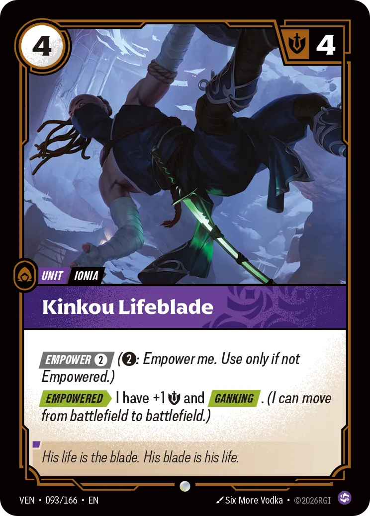 Kinkou Lifeblade VEN-093 – Vendetta