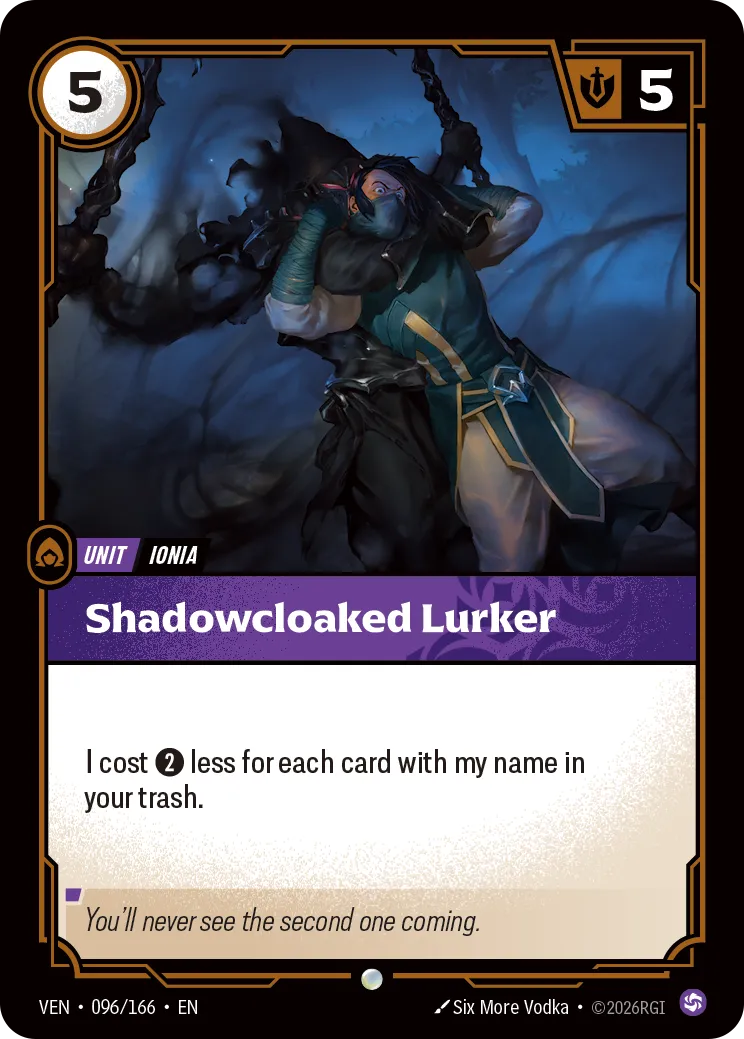 Shadowcloaked Lurker VEN-096 – Vendetta