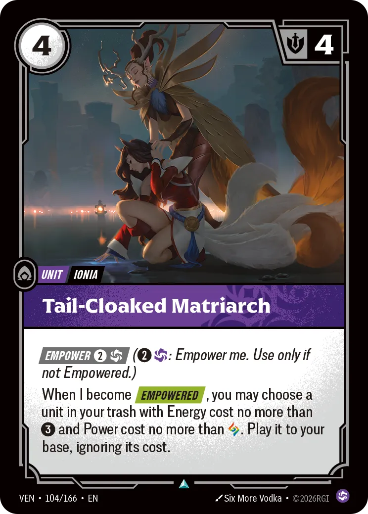 Tail-Cloaked Matriarch VEN-104 – Vendetta
