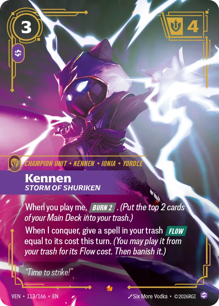 Kennen - Storm of Shuriken VEN-113 – Vendetta