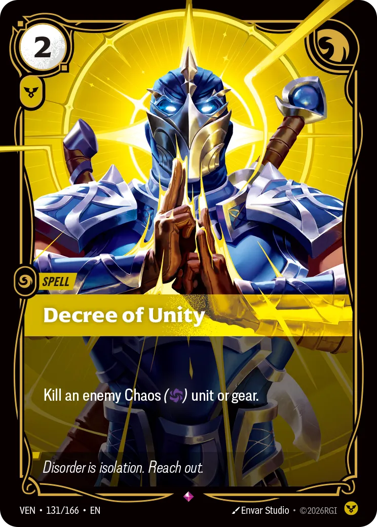 Decree of Unity VEN-131 – Vendetta