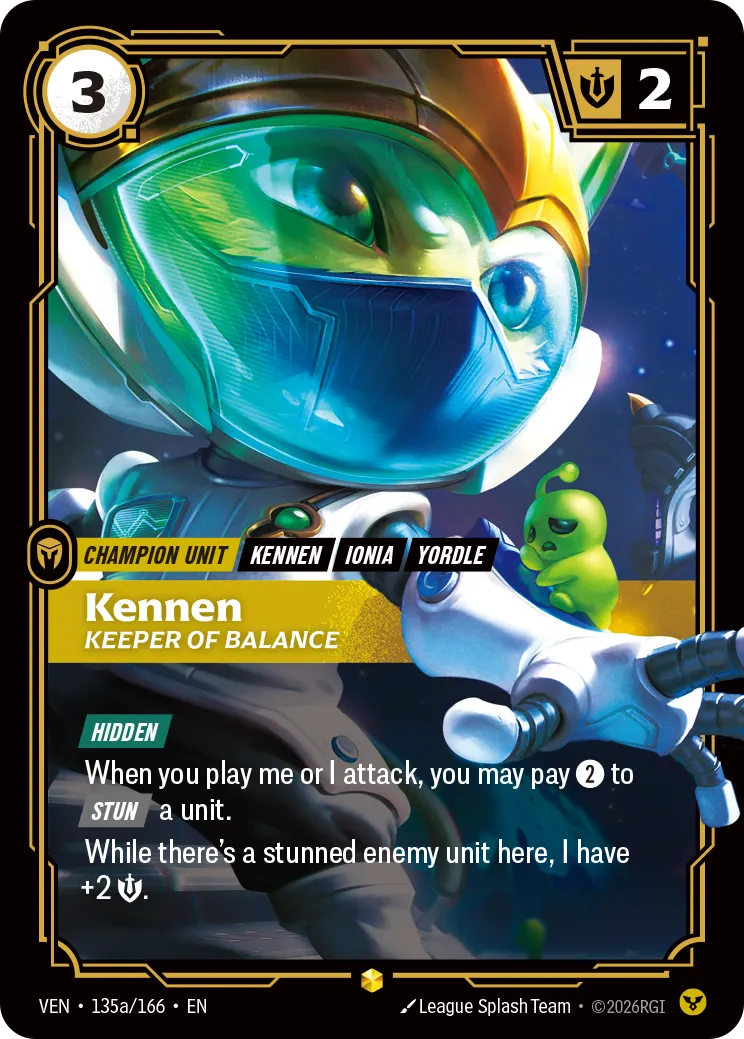 Kennen - Keeper of Balance (Alternate Art) VEN-135a – Vendetta