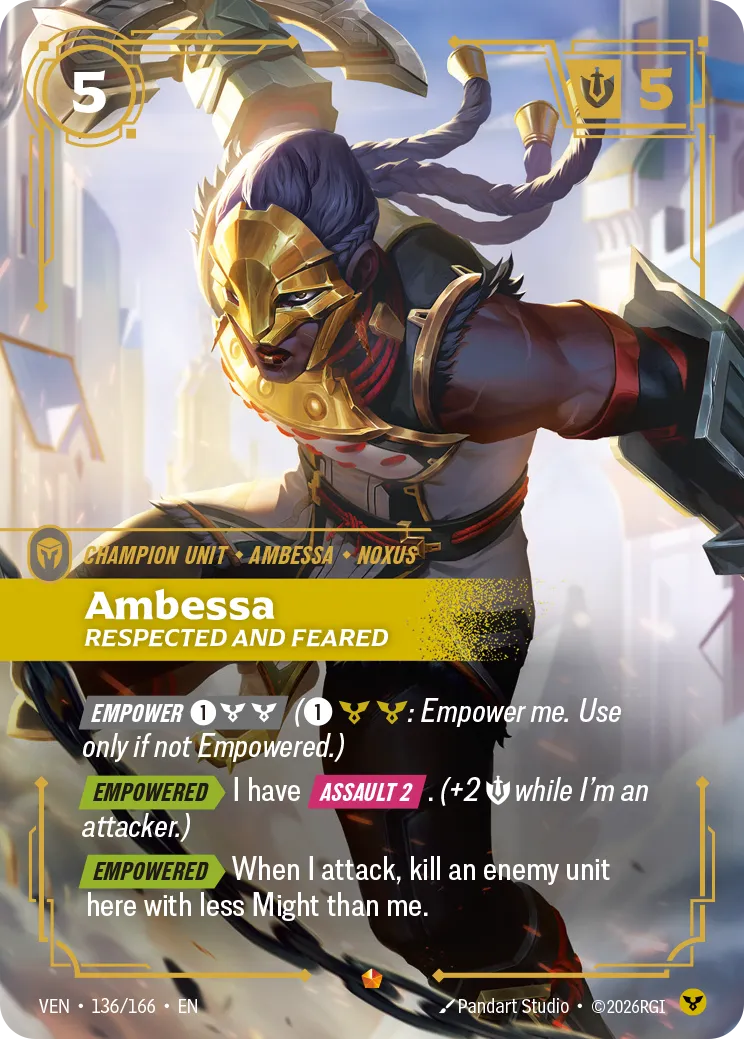 Ambessa - Respected and Feared VEN-136 – Vendetta