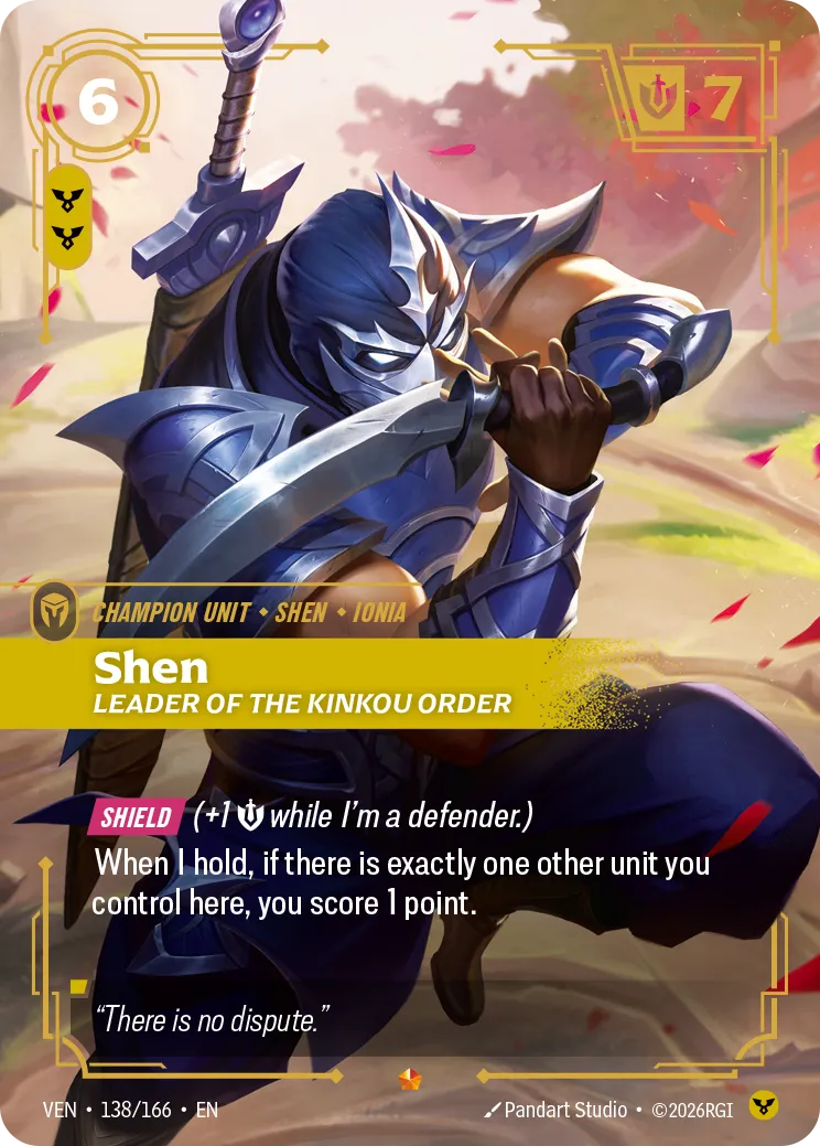 Shen - Leader of the Kinkou Order VEN-138 – Vendetta